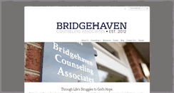 Desktop Screenshot of bridgehavencounseling.org
